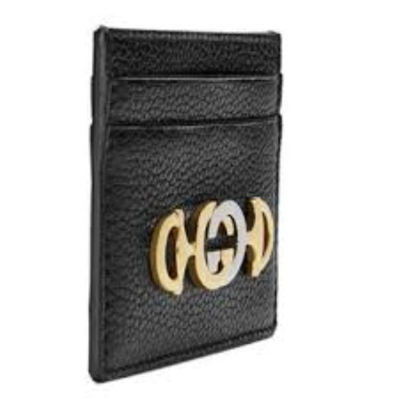 Gucci Zumi Horse-bit Card Case in Black - Picture 3 of 4